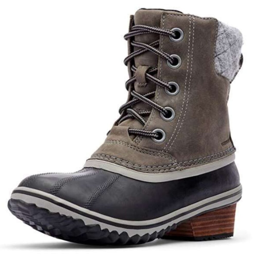 Sorel Women’s Waterproof Winter Boots Duck Boots‎ Brown Black Size 7